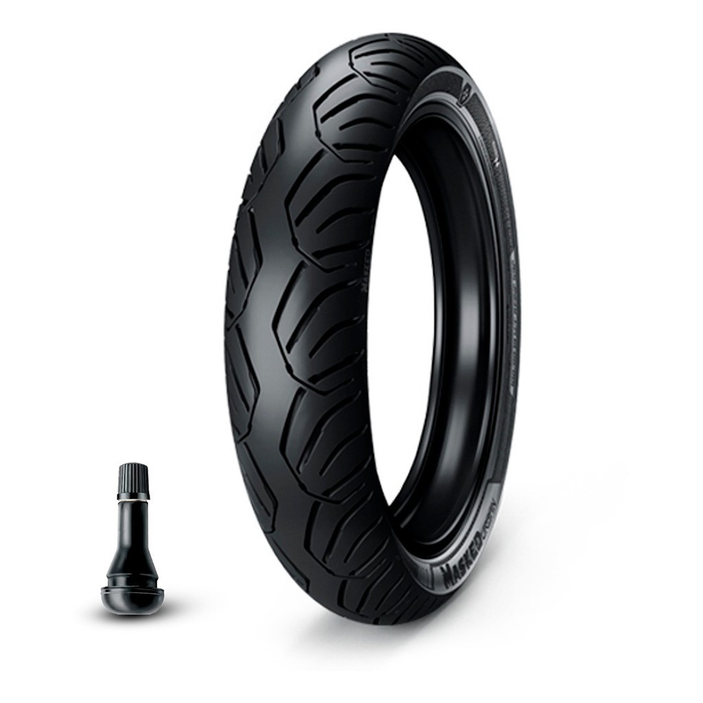Kit Pneu Aro 18 Ira Masked 100/80-18 M/c Tl Traseiro + 1 Válvula