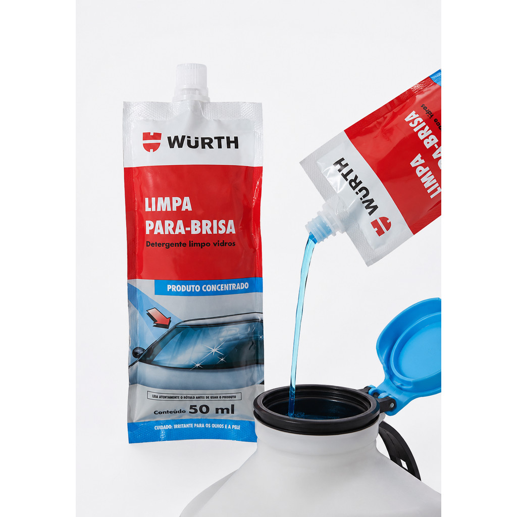 Limpa Para-Brisa Em Sachê 50ml WURTH