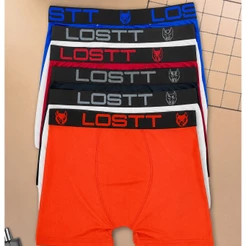 Kit 5 Cuecas 🩲 ORIGINAL LOSTT Boxer Masculinas Premium 🧼 Microfibra Conforto