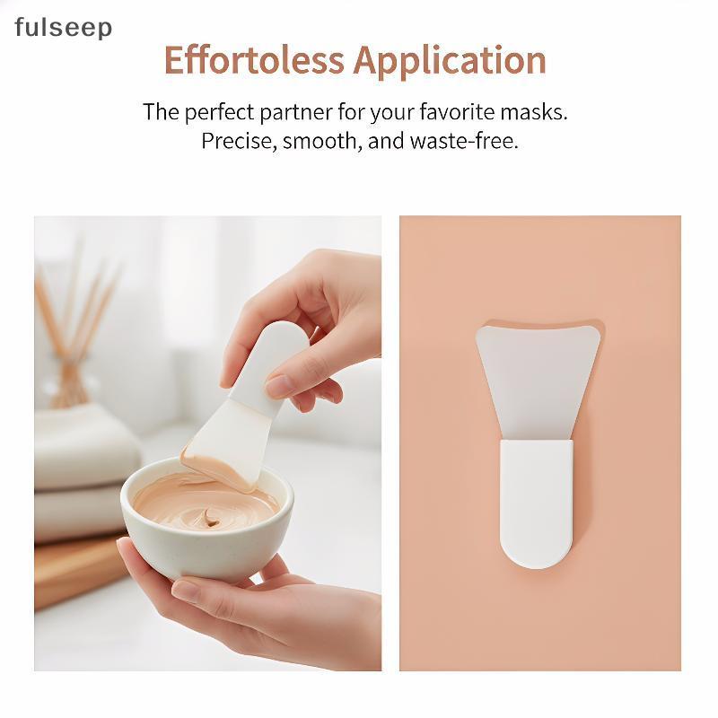[fulseep] Conjunto De Pincéis De Máscara Facial De Silicone , Aplicador De Cuidados Com A Pele Para Máscaras De Beleza D