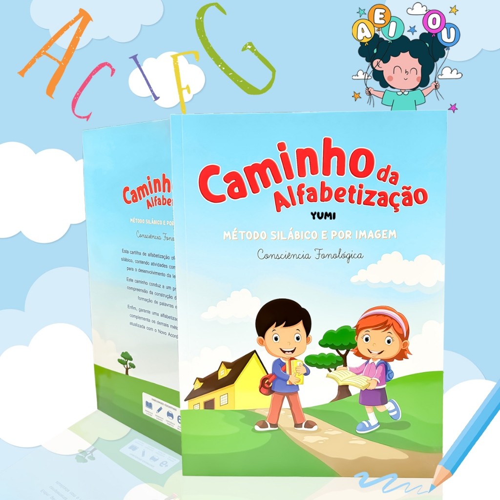 Apostila De Estudos Para Crianças: Caminho Da Alfabetização | Método Silábico E Por Imagem - Livro