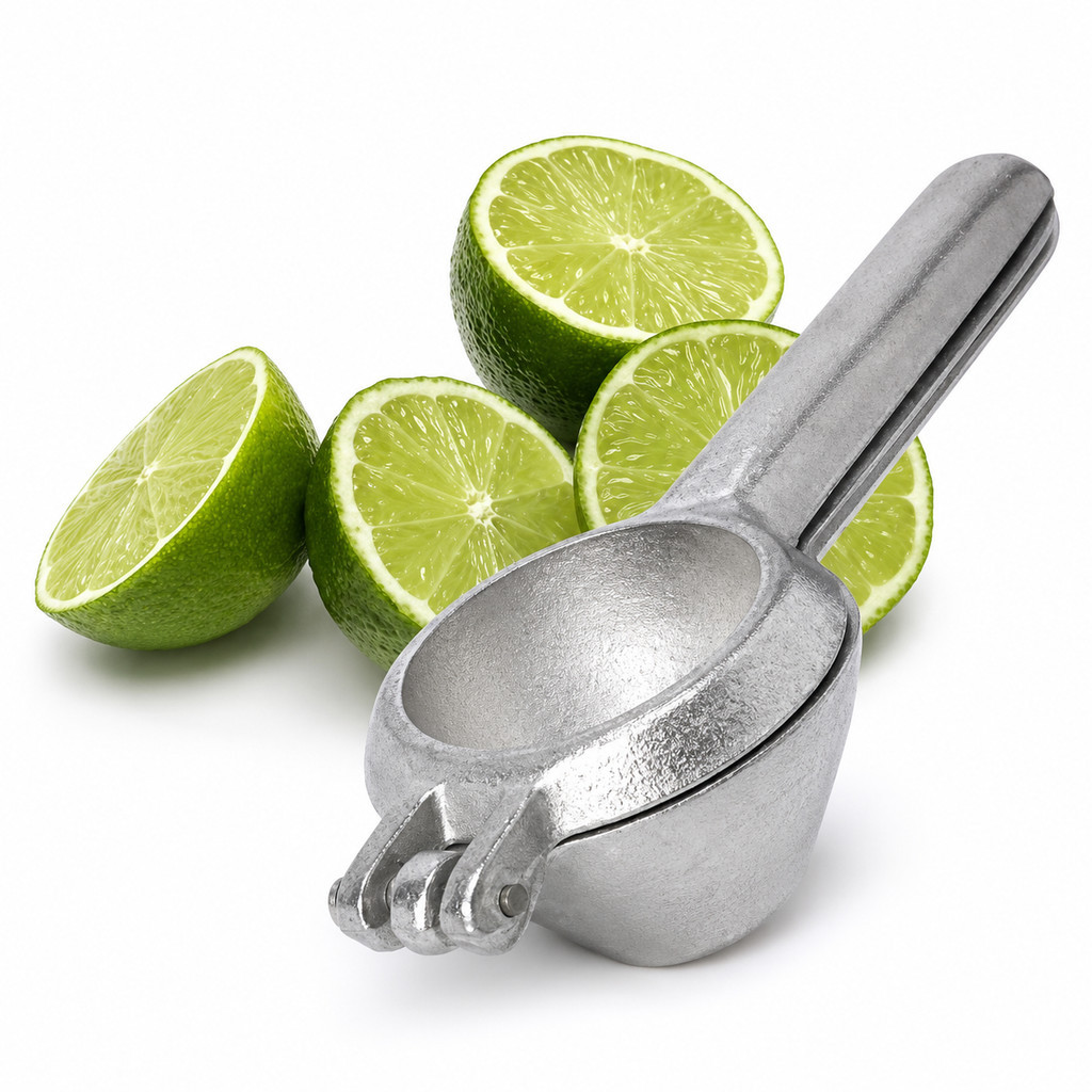 Espremedor de Limão Manual Alumínio Fundido Amassador Cítricos Profissional Cozinha Resistente