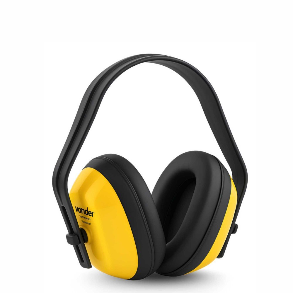 Imagem Abafador Protetor Auricular De Ruído Ouvido Concha Auditivo Amarelo