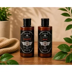 Kit Balm para Barba e Shampoo 3x1 For Men - Alkmena 200ml