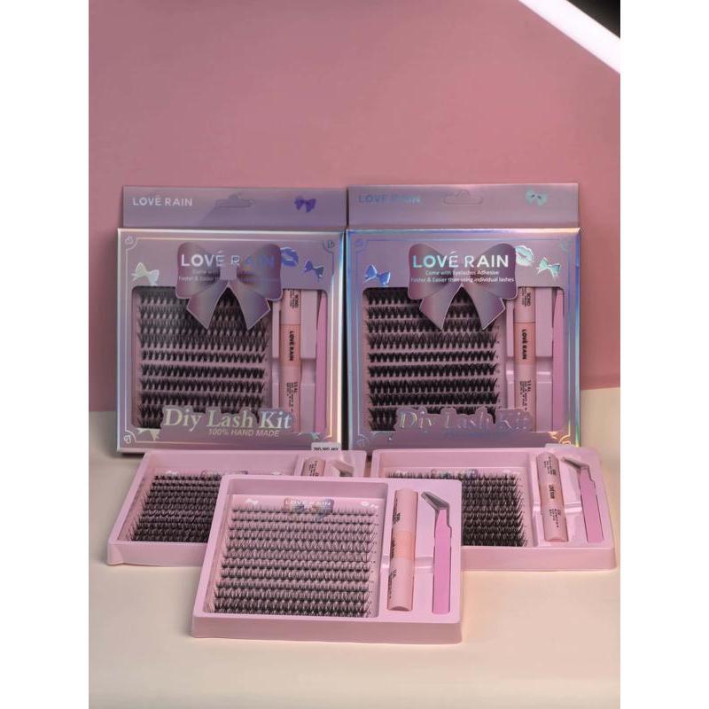 240 Kit extensão de cílios tufinho Lash iniciante diy -MIX 9-14MM