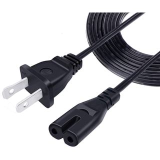 Cabo de alimentação de 8 pés com 2 pinos para substituição em Soundbar Samsung, Subwoofer, Alto-falantes Surround PS-WM2