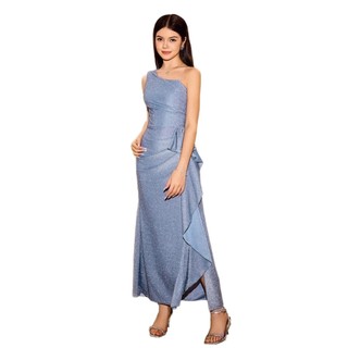 Vestido de Noite Elegante e Sofisticado com Ombros Descobertos e Brilhantes para Mulheres, Primavera 2026, Vestido para 