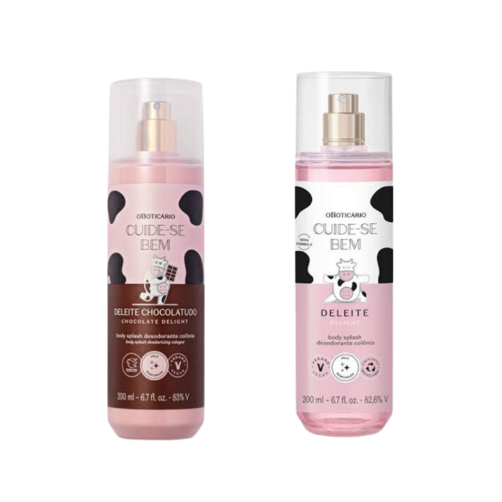 Body Splash Cuide-Se Bem Deleite 200ml alta estima