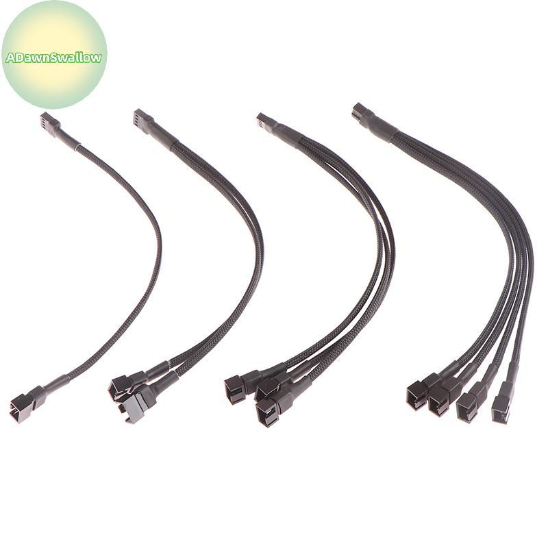 ADS 1Pc Cabo Divisor De Ventilador Adaptador De 4 Pinos 1 A 1 2 3 4 De CPU De Computador PC Extensão Acessórios De Alime