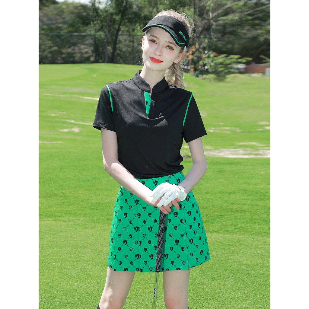ZG6 verão golfe roupas femininas de secagem rápida mais magro olhar topo High-End roupas de tênis feminino verde golfe s