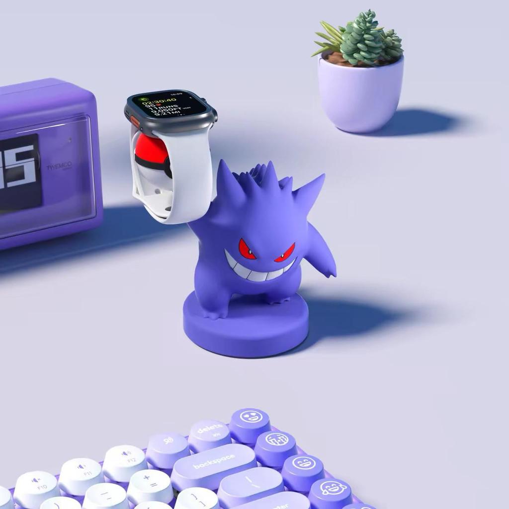 Estoque pronto Impressão 3D Gengar Watch Stand iWatch Suporte de carregamento Ap