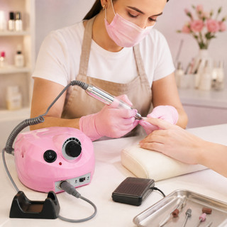 Motor Elétrico Porquinho 45.000 RPM Profissional para Unhas – Potente, Silencioso e Baixa Vibração | Manicure e Pedicure