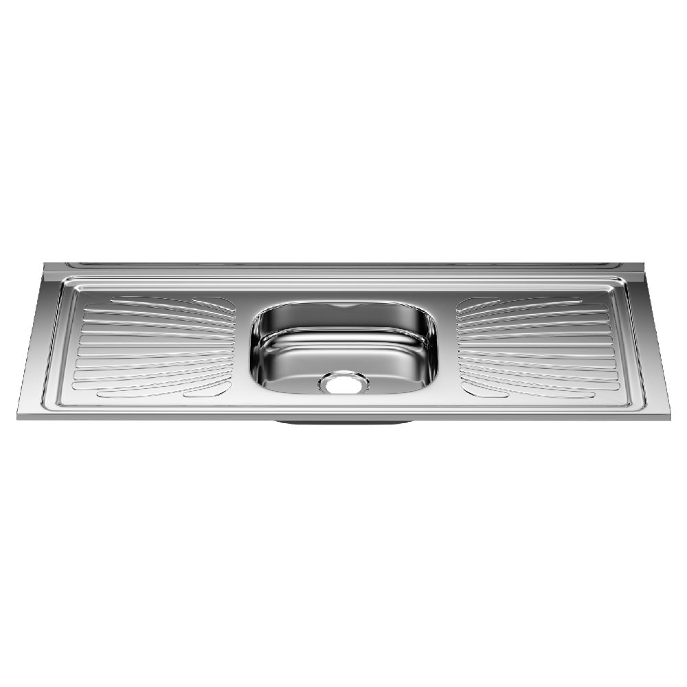Pia em Aço Inox Monobloco com 1,20 Metro - PA.PIM.0005 - FORMINOX