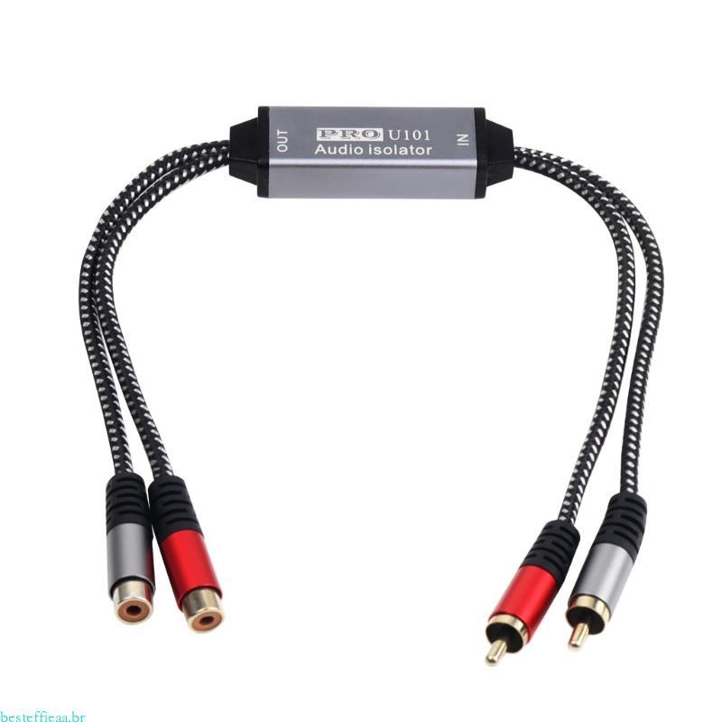 Eliminadores Isoladores De Ruído De Looping De Aterramento besteffie Com Conectores De Áudio Para Áudios Claros