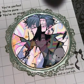 Agente de tempo barra animação periférica quebrada reflexiva emblema Cheng hora Qiao Ling veia decoração pingente