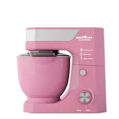 Batedeira Planetária Britânia BBPE02A 5L 900W 12 Velocidades Rosa 220V