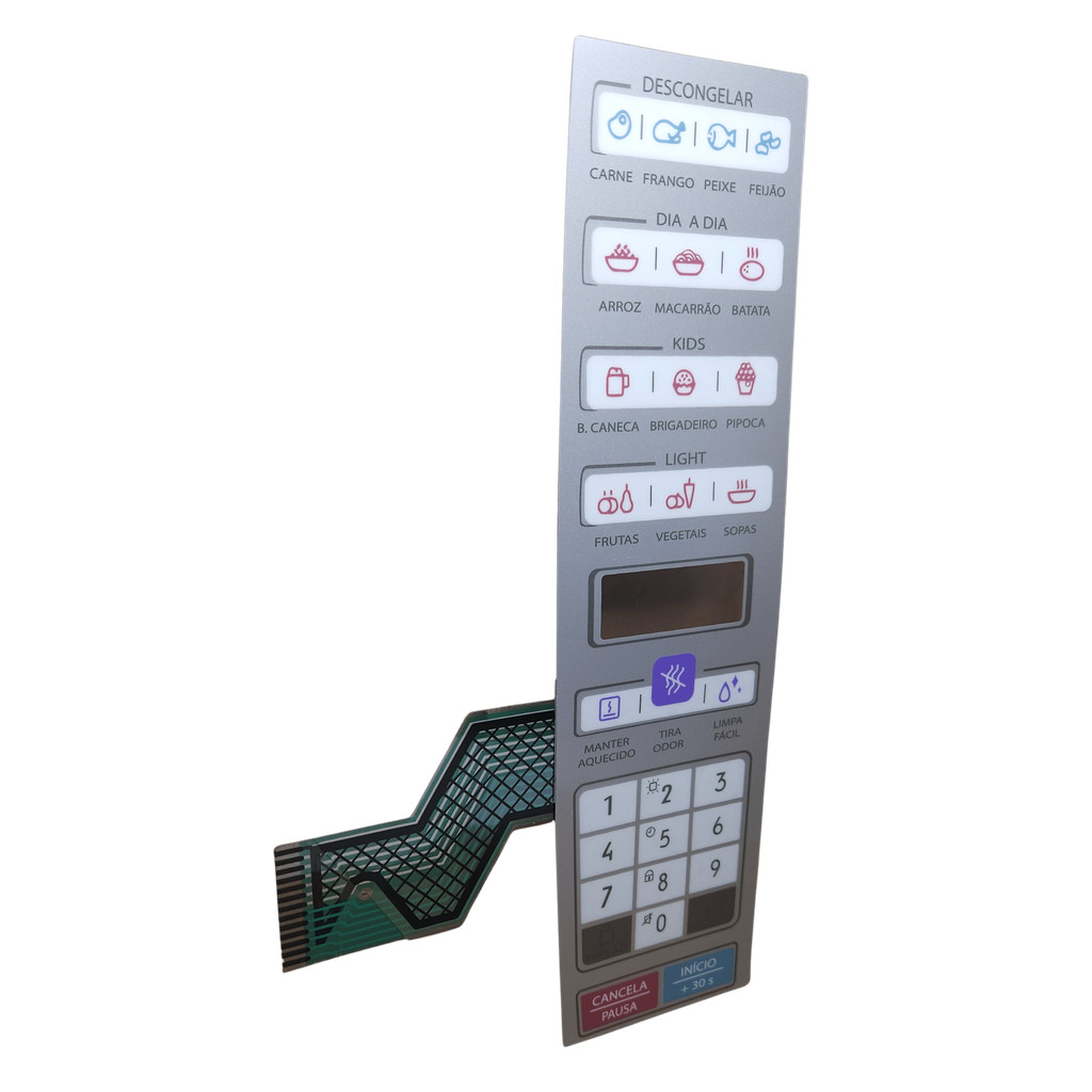 Membrana Teclado Microondas Electrolux MEO44 — imagem 2 de 2