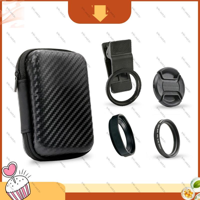 [tyler_w] Lente Macro De Telefone Profissional HD Walking Way 4K 20X 37MM Filtro De Fotografia Close-Up Para Foto De Sma