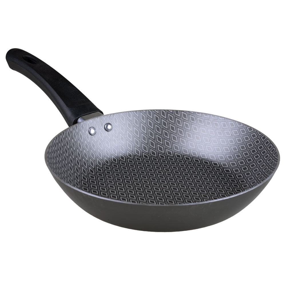 Frigideira Francesa 20cm AA Capri Grafite Luz