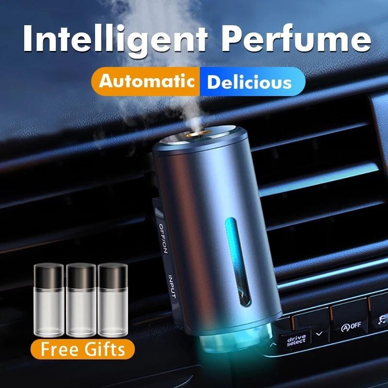 Difusor De Ar Elétrico Para Carro Aroma Umidificador De Ventilação Névoa Aromaterapia Ambientador De Perfume Fragrância 