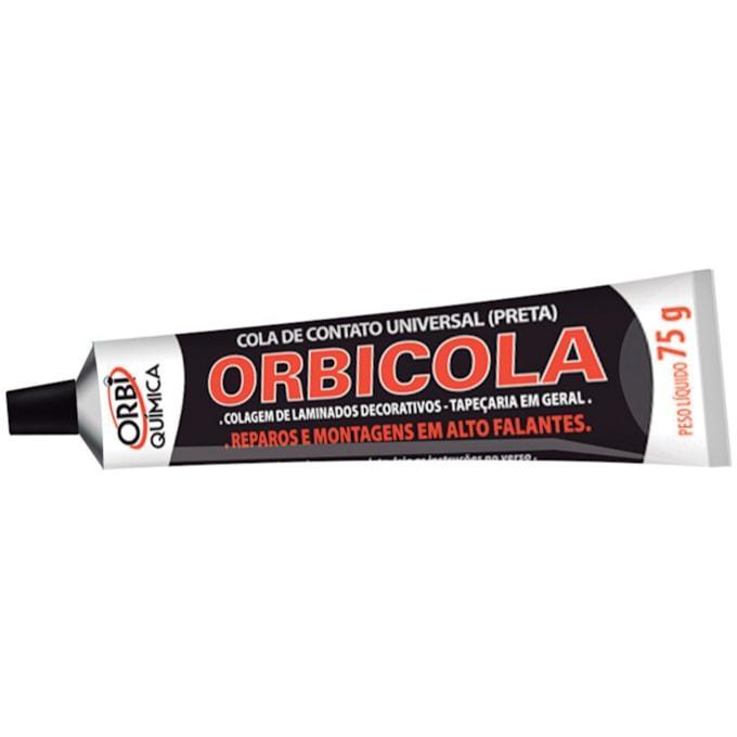 ADESIVO CONTATO INSTANTÂNEO 75G PRETO ORBI QUIMICA 2878
