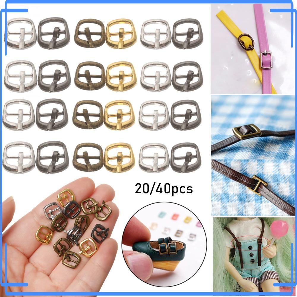 Melody 20 / 40 Peças Mini Brinquedo De Pelúcia Ultra-Small 4 Cores Com Fivela De Tri-Glide De 7mm
