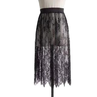  Saia De Malha De Renda , Longa De Tule Transparente E Elegante , Moda 2 Comprimentos Feminina Midi