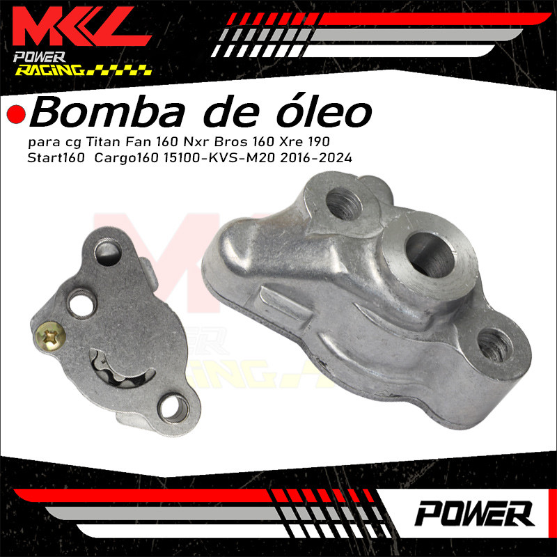 Bomba De Óleo CG Titan 160 Fan 160 Start 160 Cargo 160 NXR Bros 160 XRE 190 15100-KVS-M20