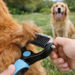Desembolador De Pelos Para Gato e Cachorro Escova Pente Pet Rasqueadeira WL-2681