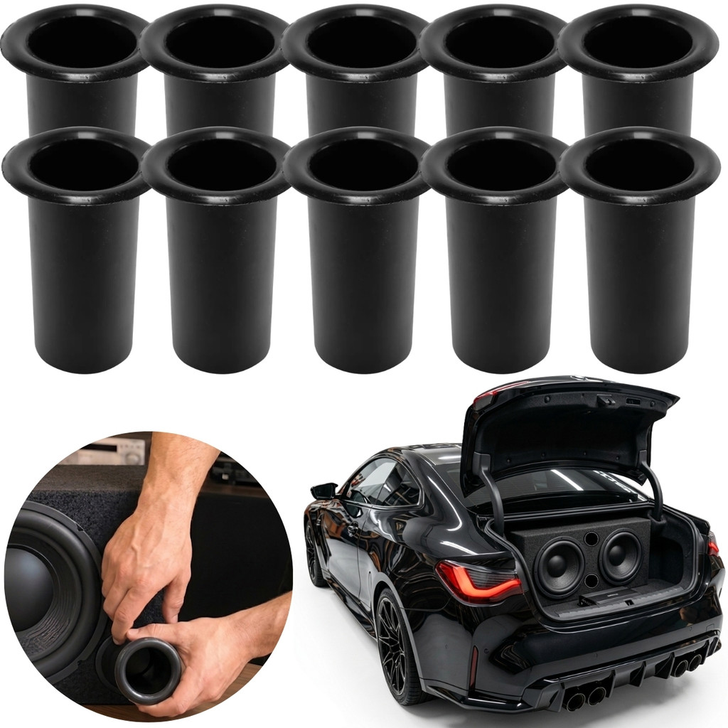 KIT 10 DUTO 2” POLEGADAS PRETO PARA ACABAMENTO DE CAIXA DE SOM - FORCE ONE