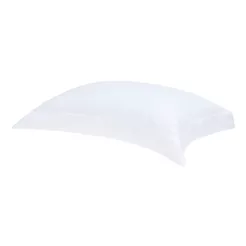 Fronha 50x70cm Cetim 300 Fios Buddemeyer Damask Stripes 100% Algodão Penteado Branco