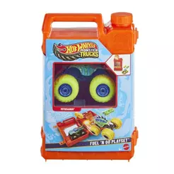 Kit Hot Wheels Pista e Carrinho Monster Truck Portátil HXT04