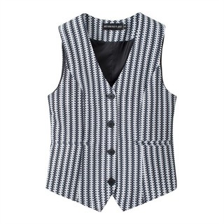 Colete de terno feminino fino ajuste exterior em camadas colete feminino tamanho grande colete curto