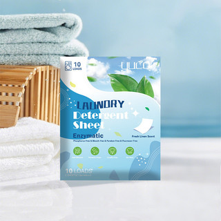 Pastilhas de lavagem portáteis para viagem, removem rapidamente manchas e odores, papel de bolhas para lavar com fragrân