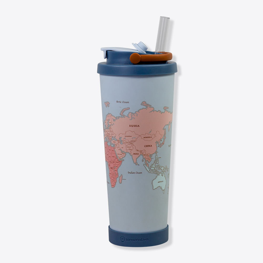Copo Spring Com Canudo Viagem – Zonacriativa