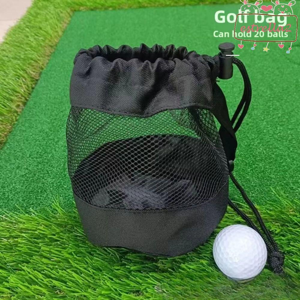 Bolsa De Malha Para Bola De Golfe AESTRELLA , Saco De Armazenamento De Com Clipe De Plástico Suspenso De Alta Qualidade 