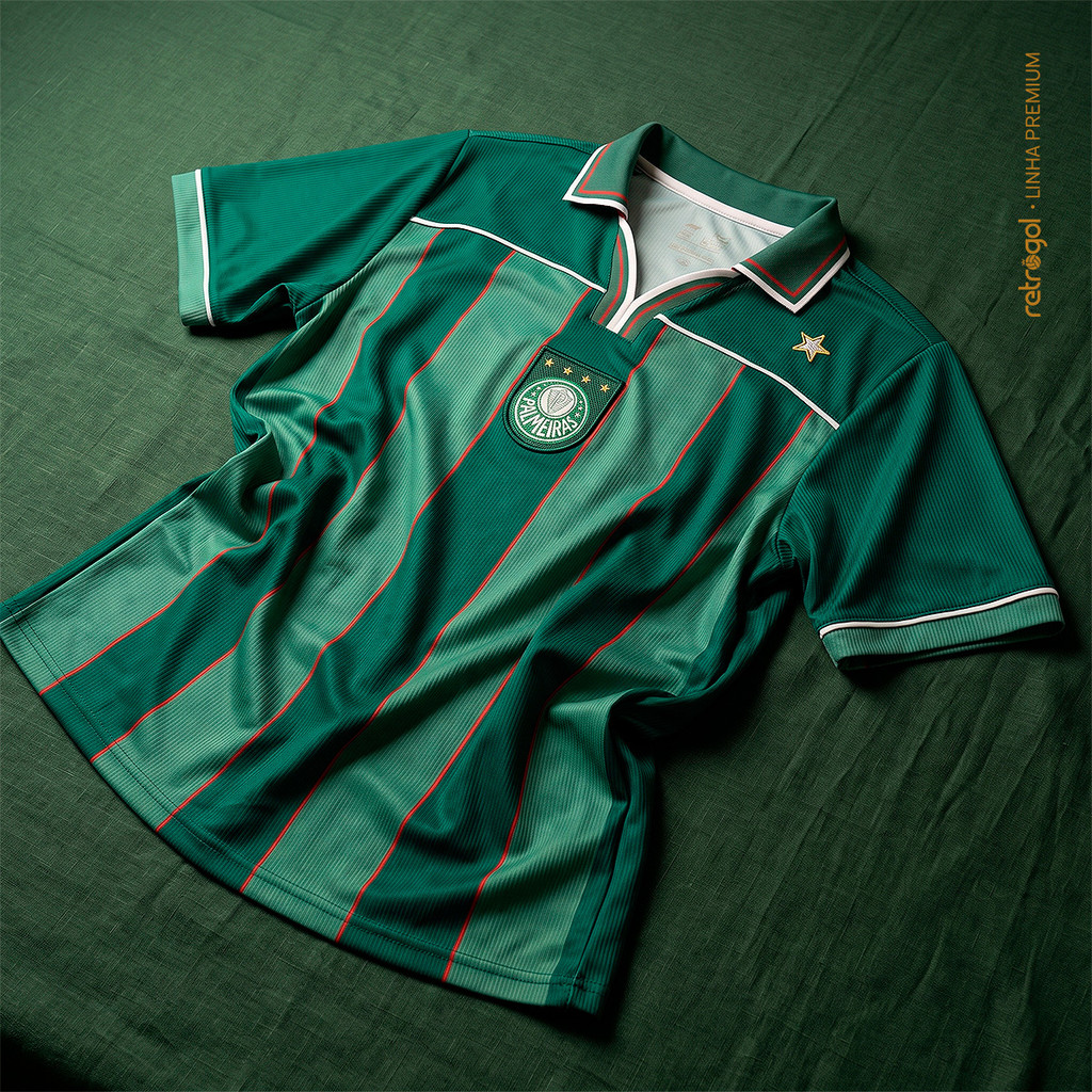 Camisa Palmeiras Relíquia 1999 Retrô Masculina — imagem 2 de 2