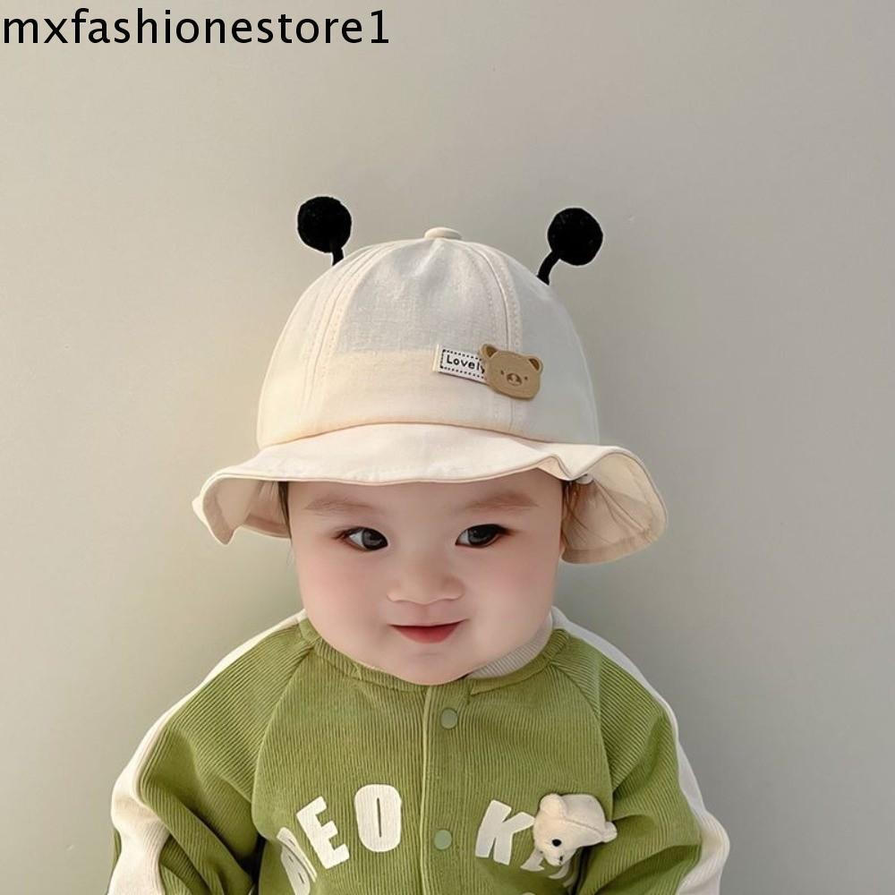 MXFASHIONE Chapéu De Sol Infantil , Balde Respirável De Cor Sólida Para Bebê Panamá Leve
