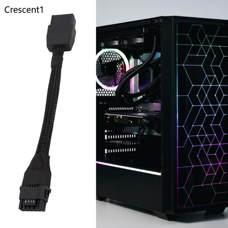 Alimentação GPU Crescent1 PVC 16AWG 8 Pinos Para 16 12 + 4 600 W Sistemas RTX4090
