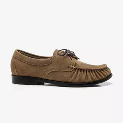Mocassim Feminino Cora Camurça Marrom