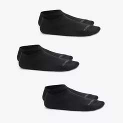 Kit 3 Pares Meia Masculina Básica Algodão Poliamida Preta 39/44