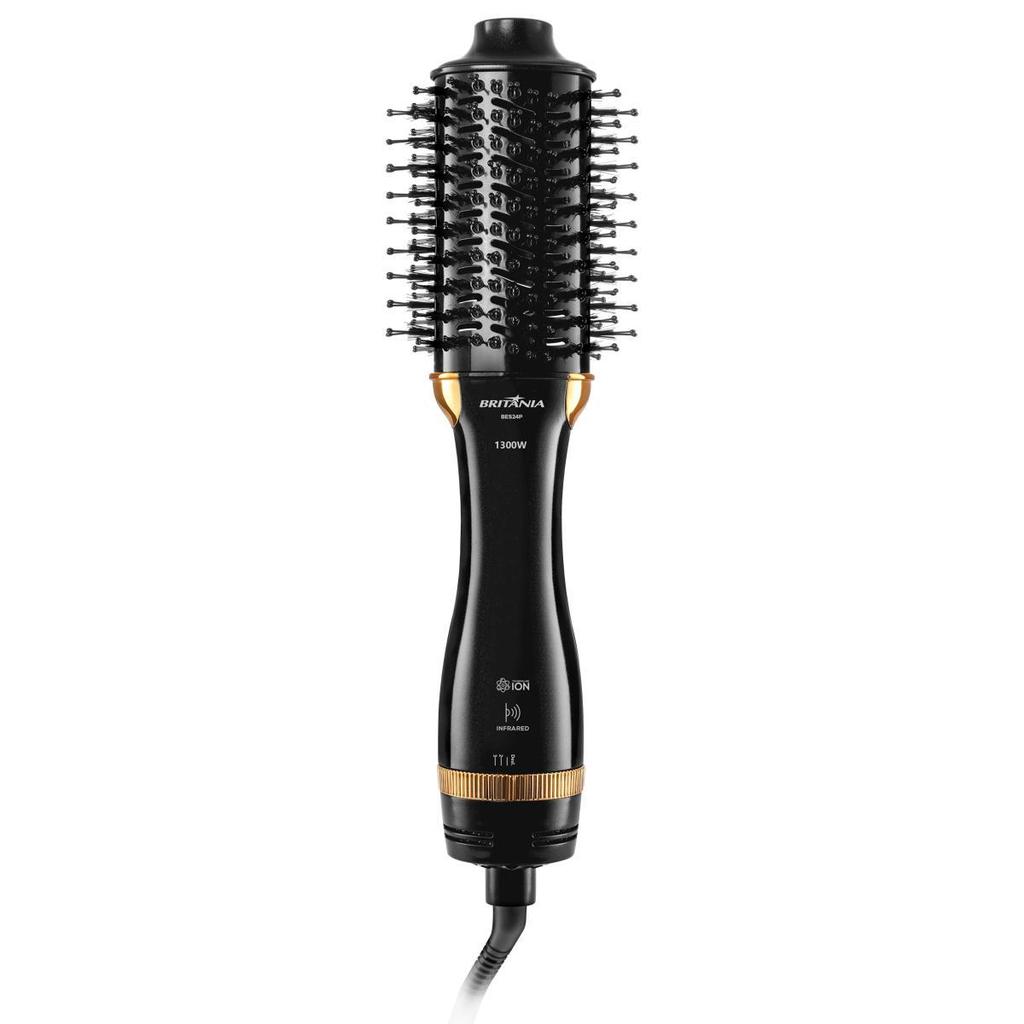 Escova Secadora Britânia Nanocerâmica 1300W Infrared BES24P