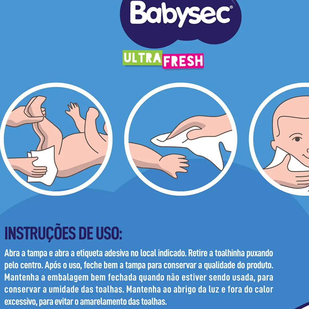 Toalha Umedecida Babysec Galinha Pintadinha Com 192 Unidades · foto 2