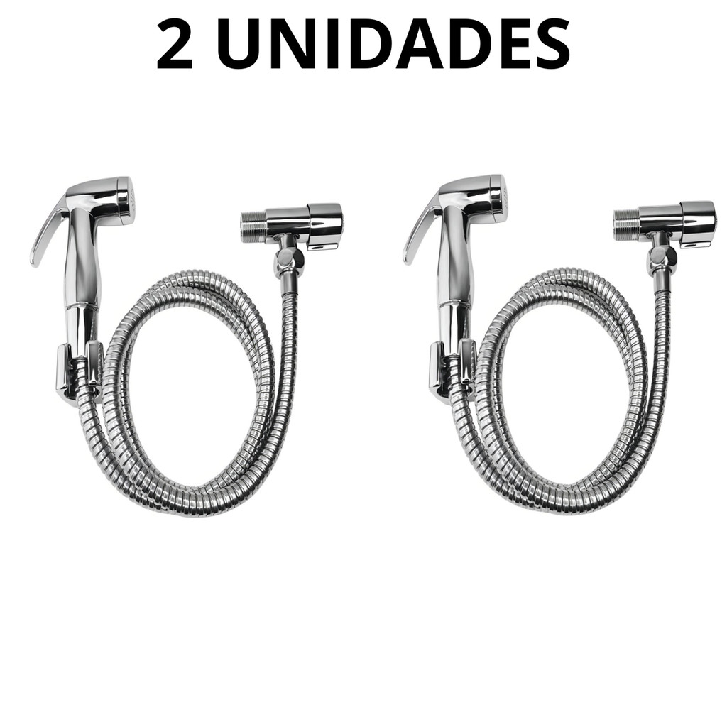 Ducha Higienica Chuveirinho Intima Banheiro Cromada - 2 Unidades em Oferta na Shopee