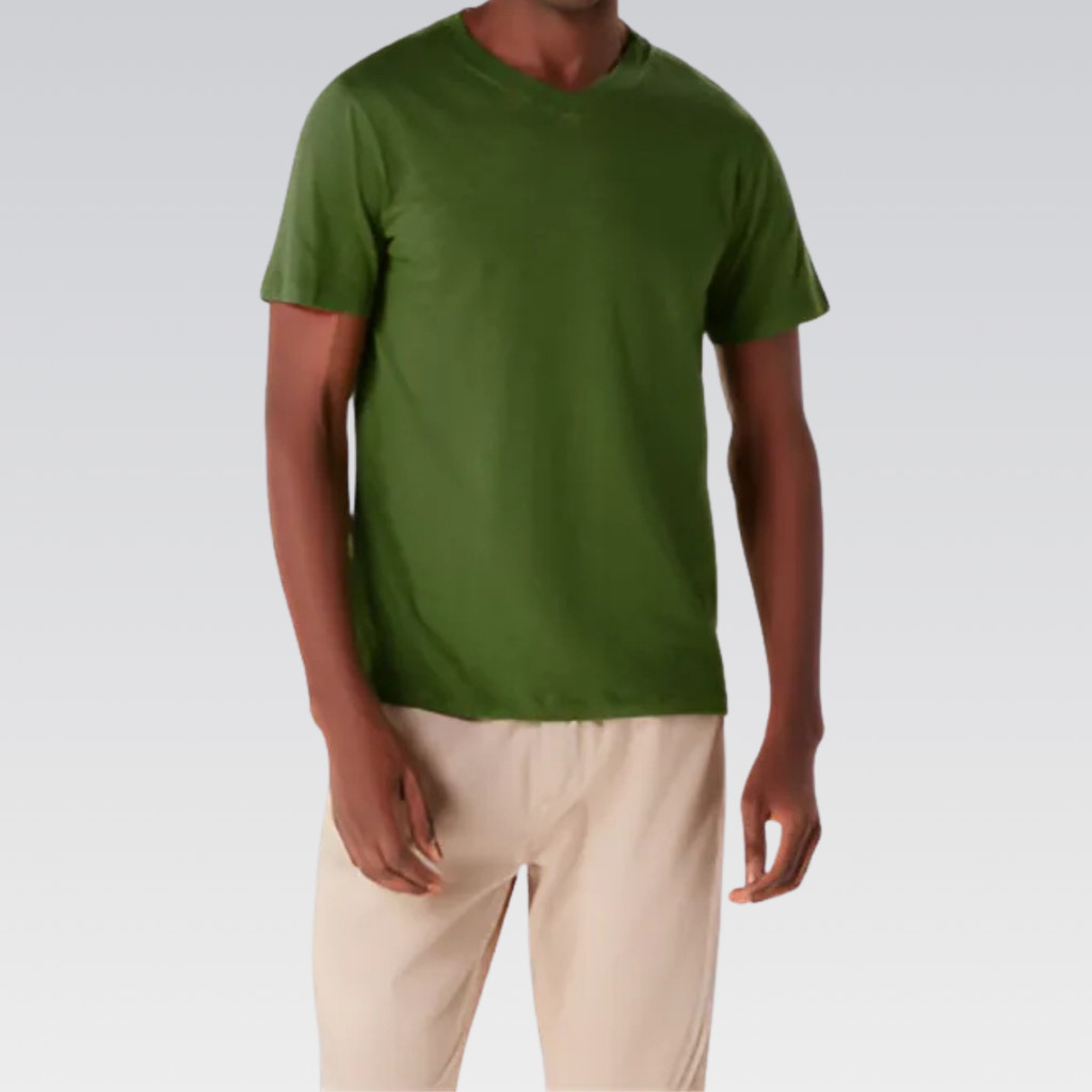 Camiseta Masculina HERING Original Roupas Masculinas Camiseta Básica Slim Flamê Conforto Moda Qualid