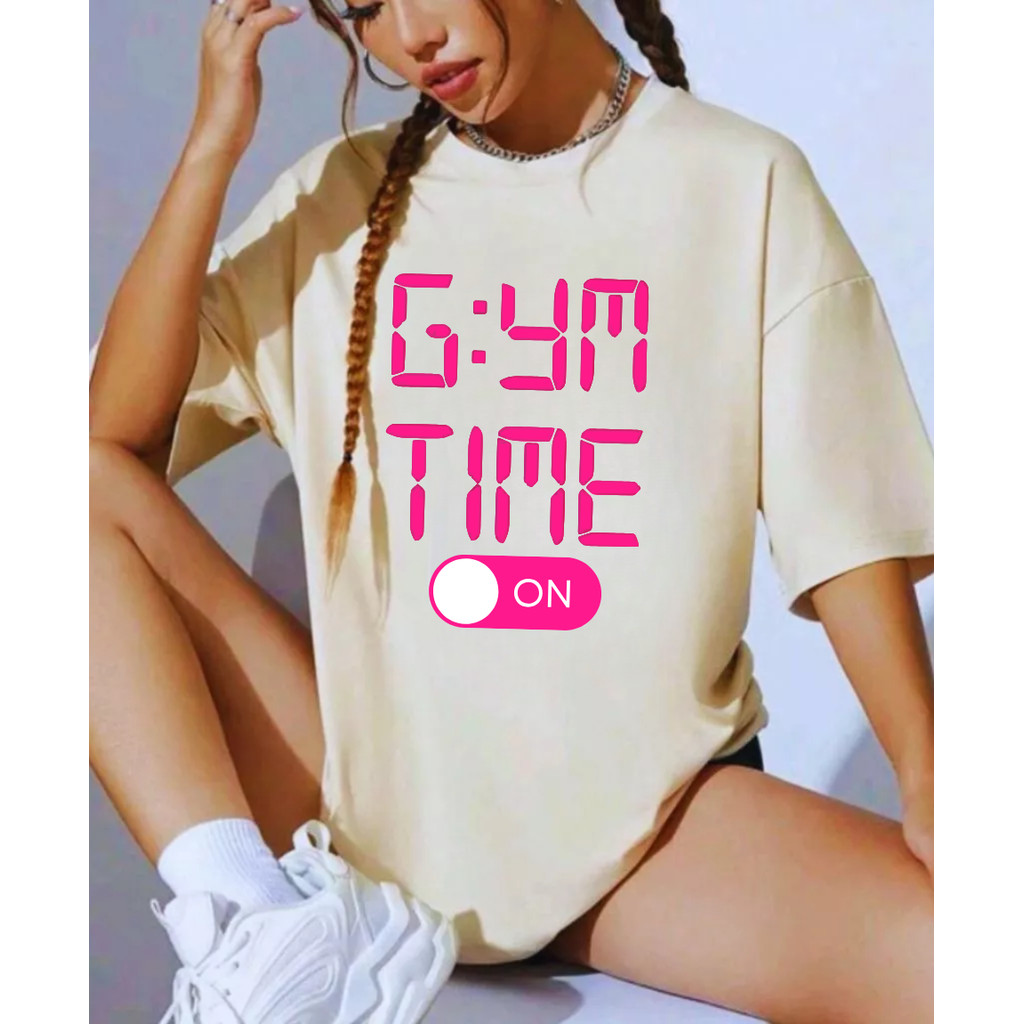 Camisa  T-shirt Oversized Fit Camiseta Blusão Larga Academia Treino Gym Time Crossfit Corrida