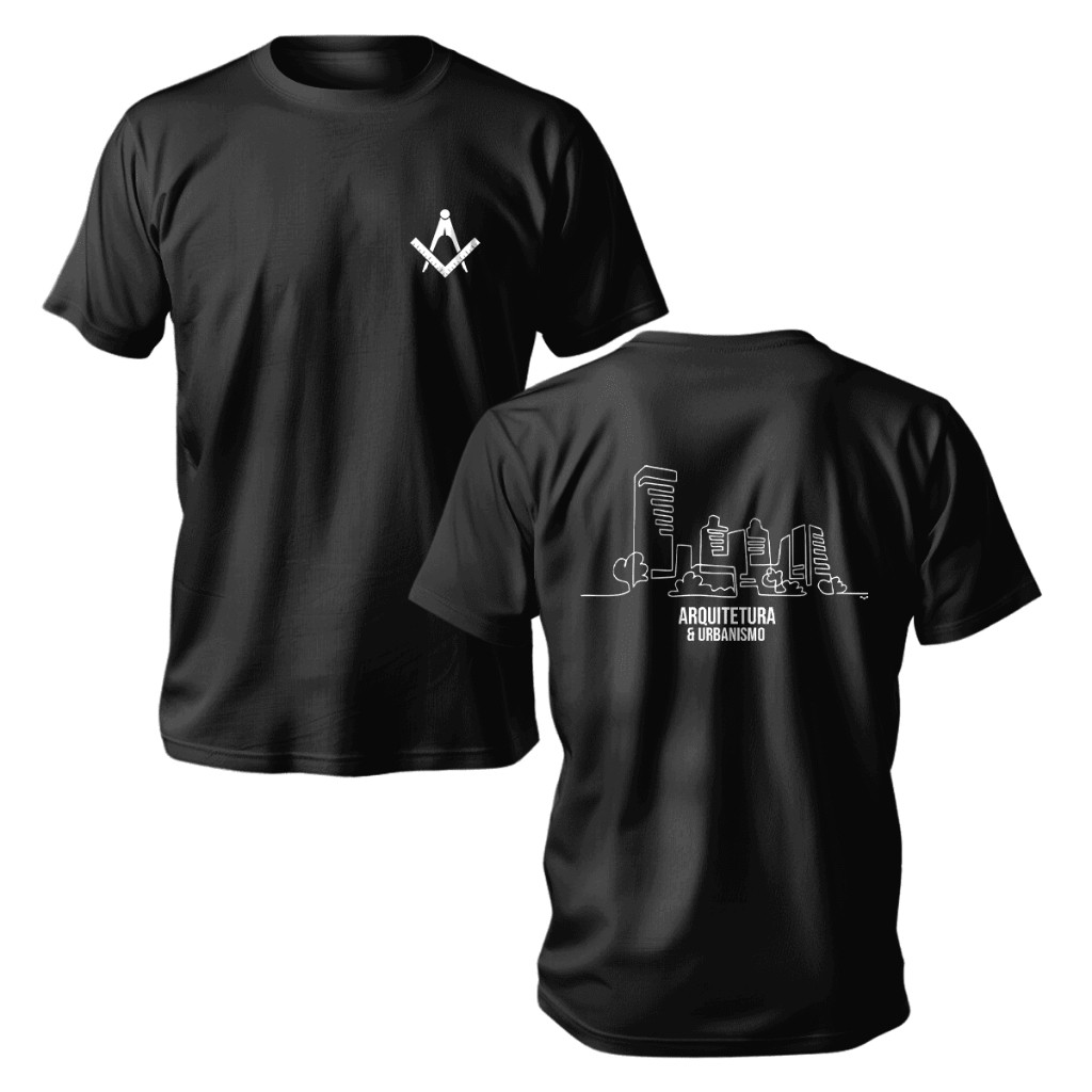 Camiseta Unissex Personalizada Profissão Arquitetura E Urbanismo 100% Algodão