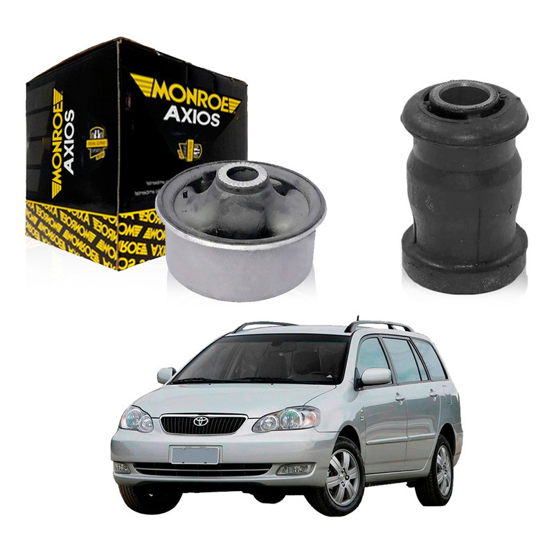 Par Bucha Bandeja Dianteira Corolla Fielder 1.8 2005 A 2008 em Oferta na Shopee