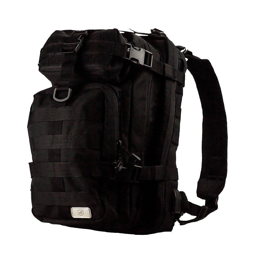 Mochila Tática 30L com Entrada USB-A, P2 e Capa de Chuva Integrada - Raptor - Gshield
