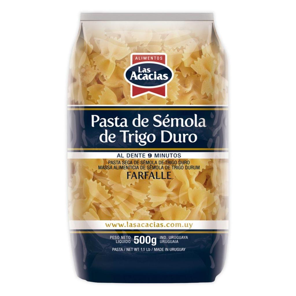 Macarrão De Sêmola 500G Durum Farfalle Las Acacias